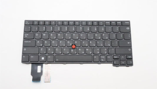 Lenovo ThinkPad T14 Gen 3 L14 Gen 4 T14 Gen 4 Keyboard Hebrew Backlit 5N21D68173