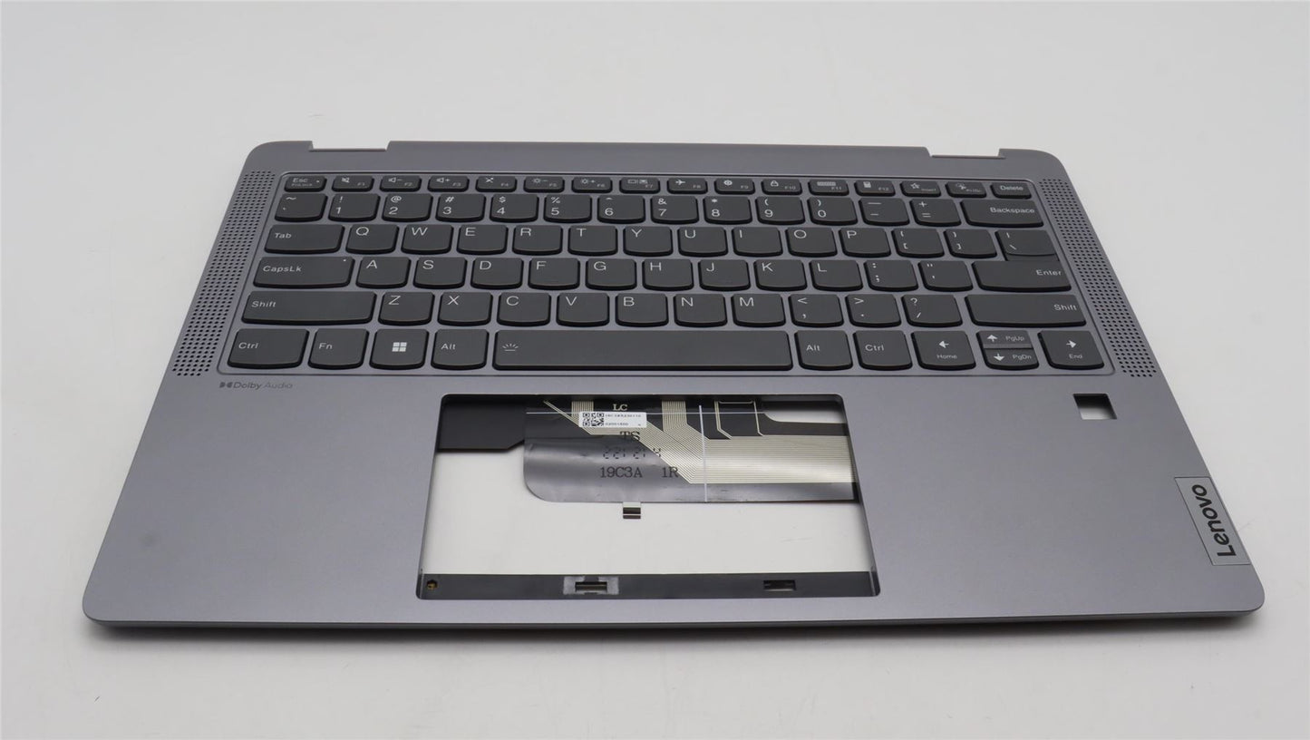 Lenovo IdeaPad 5 14IRU8 Palmrest Cover Keyboard US Grey Backlit 5CB1L30657