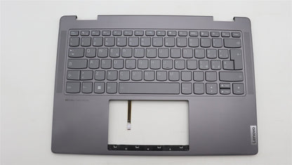 Lenovo Yoga 7 14IRL8 Keyboard Palmrest Top Cover Italian Storm Grey 5CB1L40801