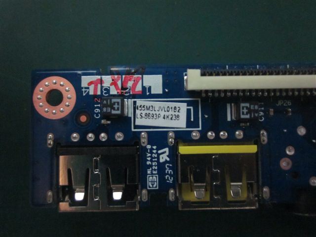 Lenovo QIQY5 Audio I/O Board 90001124