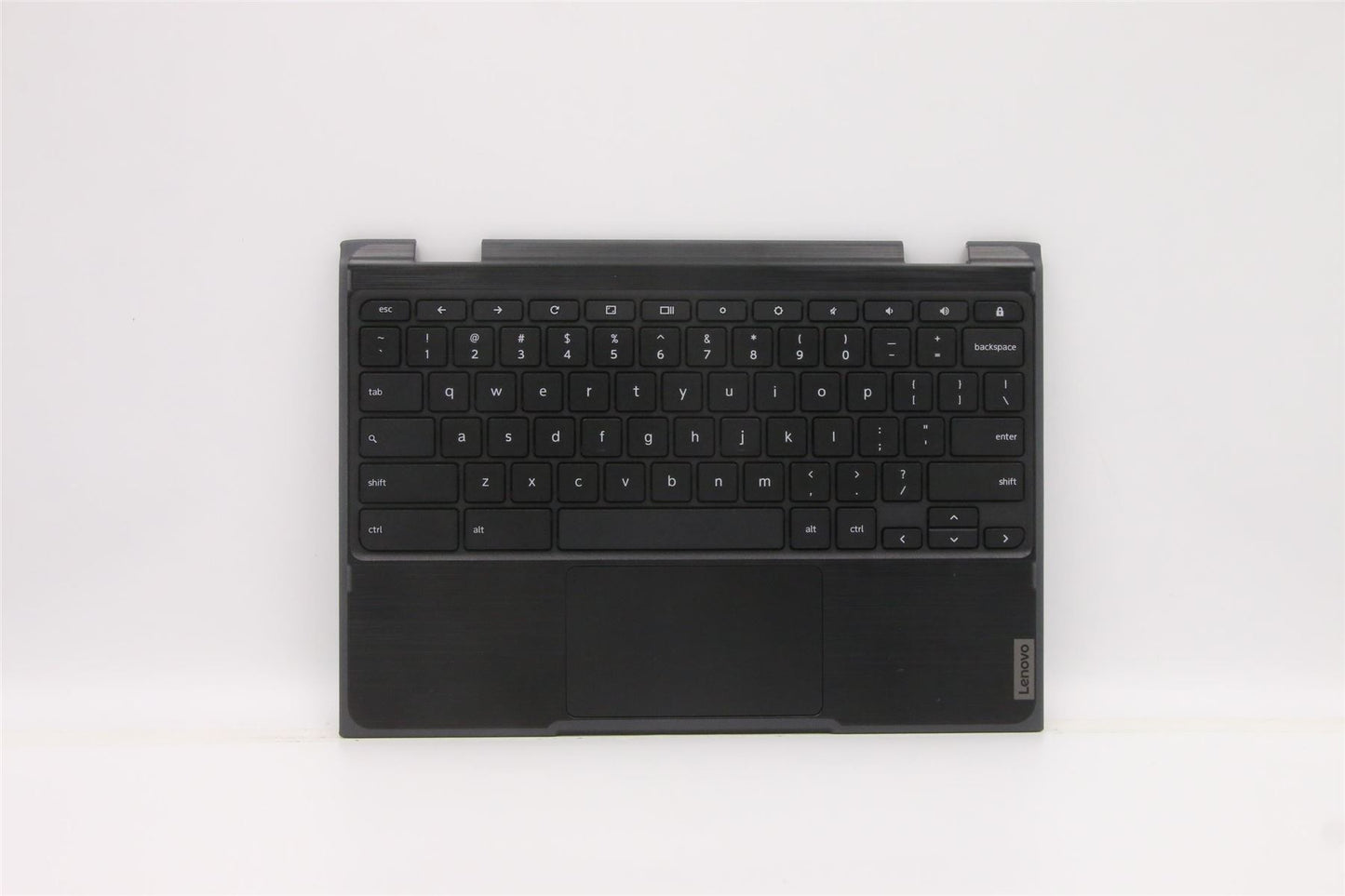 Lenovo Chromebook 300e 2nd Keyboard Palmrest Top Cover US Black 5CB1E21590