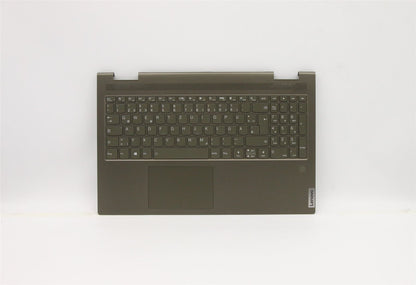 Lenovo IdeaPad 7 15ITL5 Palmrest Cover Touchpad Keyboard German 5CB1A22436