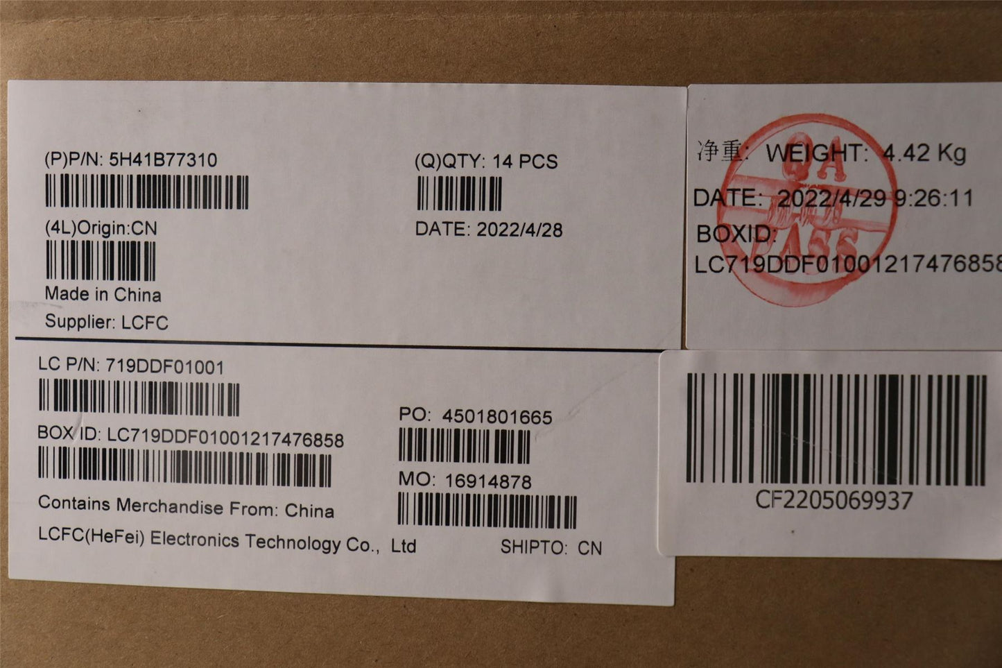 Lenovo ThinkPad P15v 3 Fan Heatsink 5H41B77310