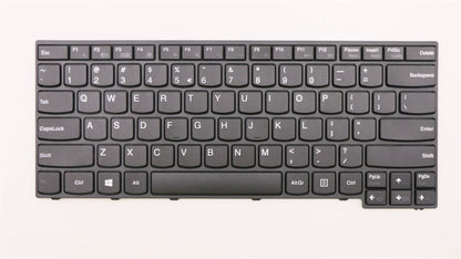 Lenovo USI-Boxster-CCY-BlackKeyBlackFrame-KBD US English Keyboard 25215339