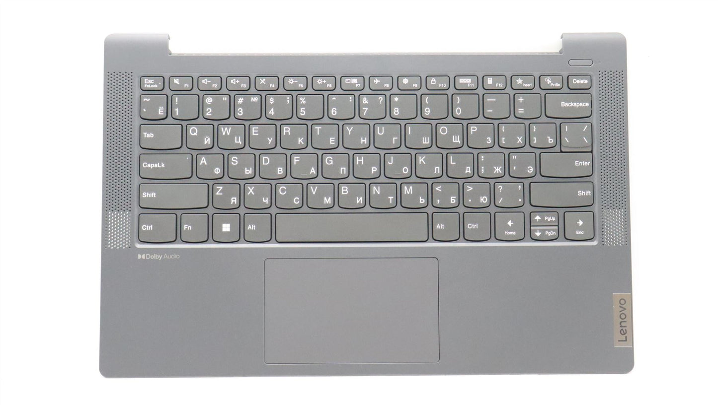Lenovo IdeaPad 5 14ABA7 Palmrest Cover Touchpad Keyboard Russian Grey 5CB1J07349
