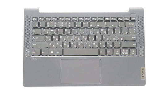 Lenovo IdeaPad 5 14ABA7 Palmrest Cover Touchpad Keyboard Russian Grey 5CB1J07349