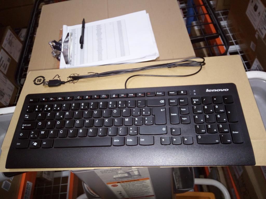 Lenovo Slim New F5 USB Belgium/UK 120 UK English Keyboard 54Y9297