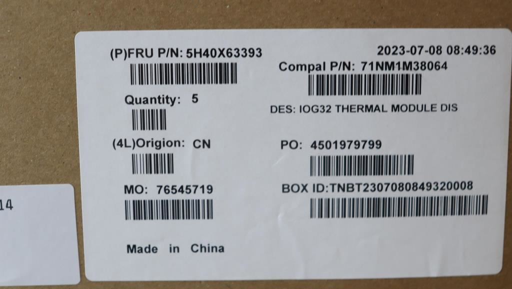 Lenovo I DIS TM for yoga9,taisol 5H40X63393