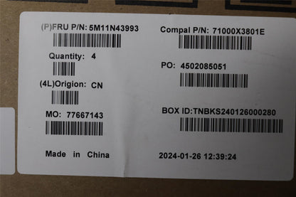 Lenovo MIDDLE_FRAME_ASSY_NT_CLOUD_GREY 5M11N43993