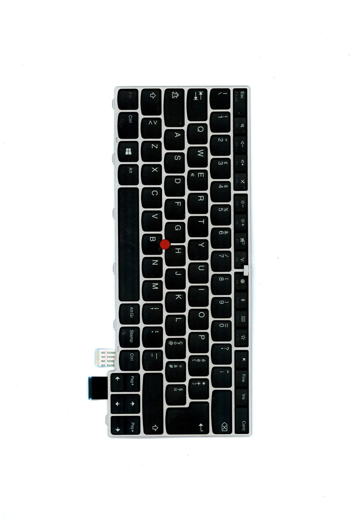 Genuine Lenovo ThinkPad T470s Keyboard Italian Silver 01ER804 01ER845 SN20M26388
