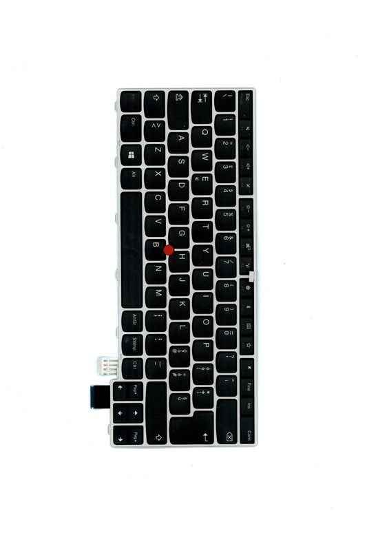 Genuine Lenovo ThinkPad T470s Keyboard Italian Silver 01ER804 01ER845 SN20M26388