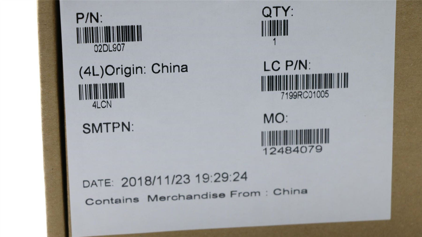 Lenovo 02DL907 LABEL Dooku2 FRU SYSTEM label, Silver