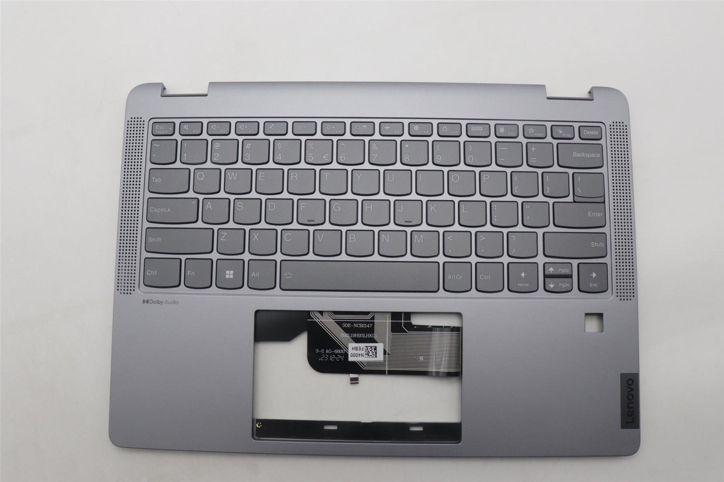 Lenovo IdeaPad 5 14IRU8 Keyboard Palmrest Top Cover US Europe Backlit 5CB1L30683