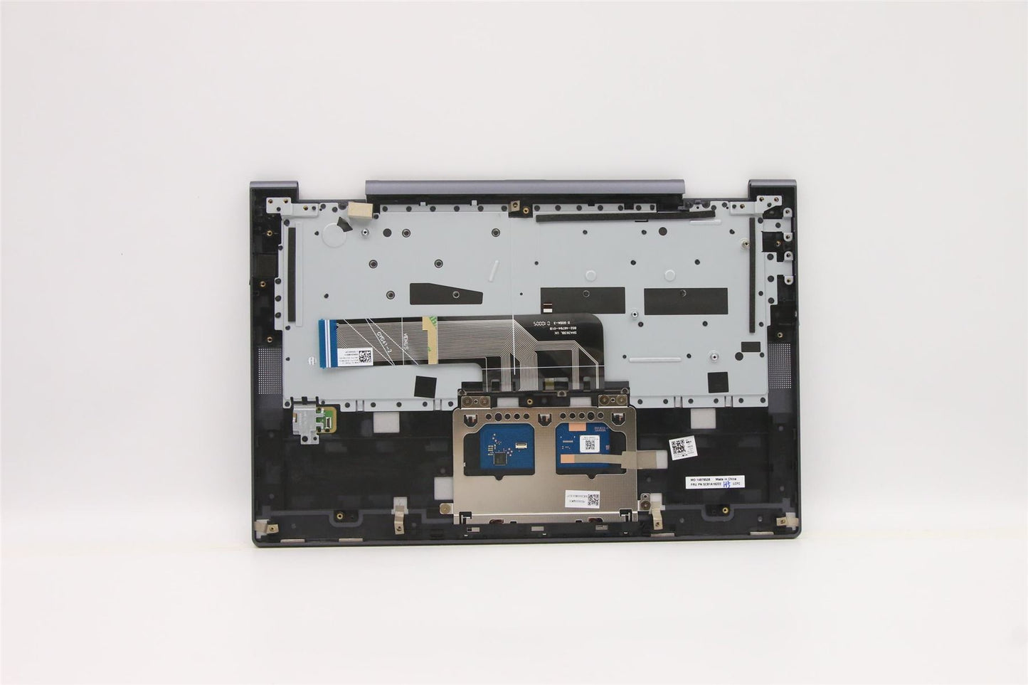 Lenovo Yoga 7-14ITL5 Keyboard Palmrest Top Cover UK Black 5CB1A16222