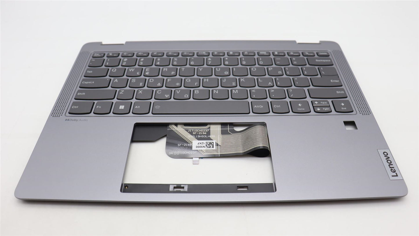 Lenovo IdeaPad 5 14IRU8 Keyboard Palmrest Top Cover Greek Arctic Grey 5CB1L30675