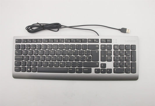 Lenovo IdeaCentre 5-27IMB05 USB Wired Keyboard Spanish Grey 5D50U84407