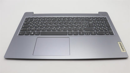 Lenovo IdeaPad 3 15IRU8 Palmrest Cover Touchpad Keyboard Arctic Grey 5CB1L45772