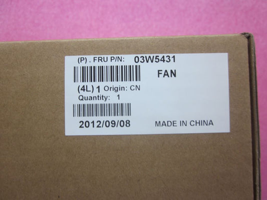 Lenovo FRU,Fan70mmExhaustAsmtwofans Field Replaceable Unit Fan 03W5431