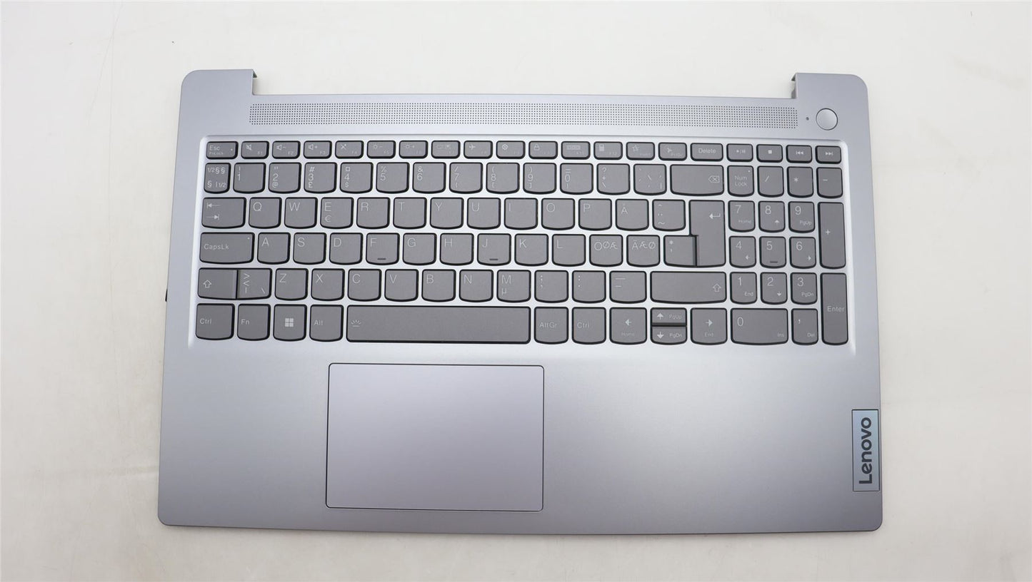 Lenovo IdeaPad 3 15AMN8 Palmrest Cover Touchpad Keyboard Nordic 5CB1L27520