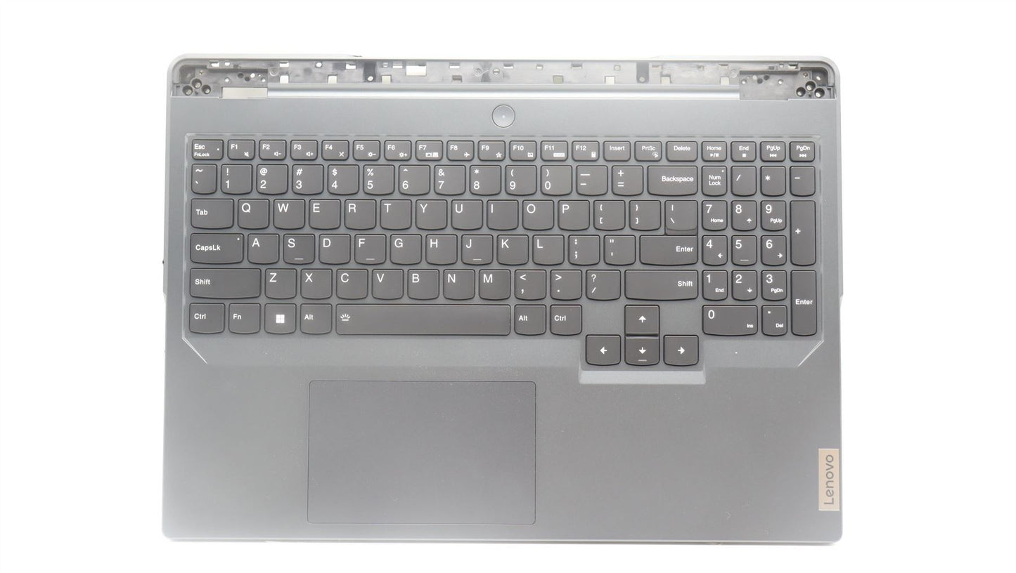 Lenovo Legion 5 16ARX8 Palmrest Cover Touchpad Keyboard US Onyx Grey 5CB1L54617