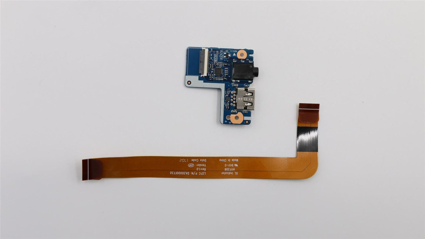 Lenovo ThinkPad E460 E465 USB-A Audio Jack Board Cable 01AW173