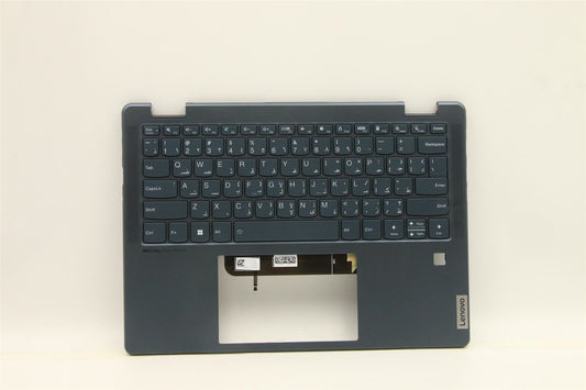Lenovo Yoga 6 13ALC7 6 13ABR8 Keyboard Palmrest Top Cover Arabic Grey 5CB1H23790