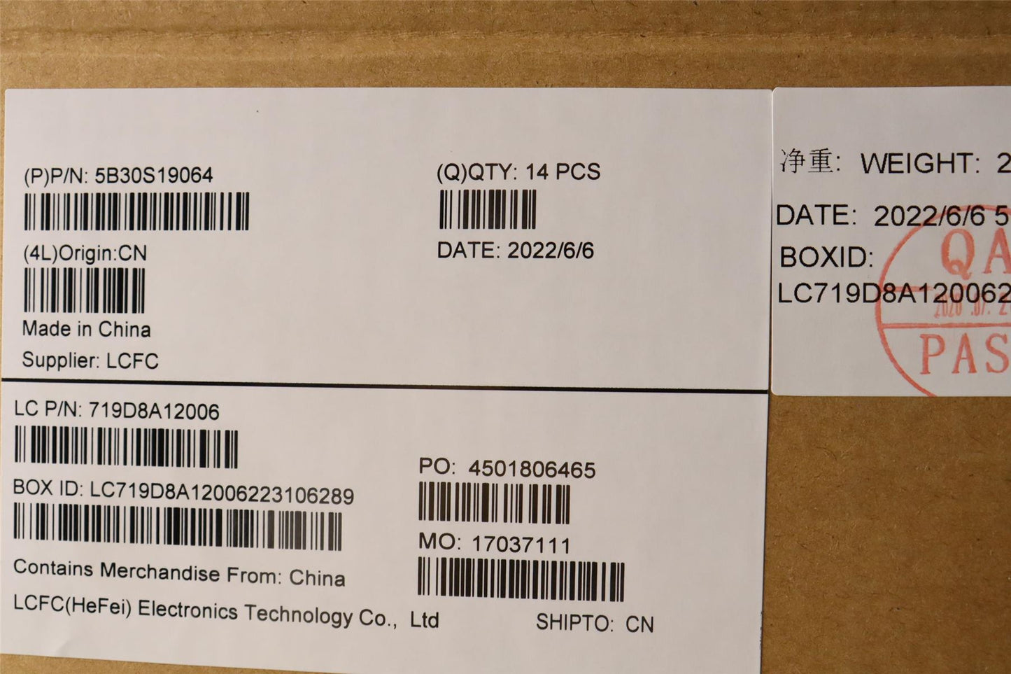 Lenovo LCD Bezel L 82SF S/G 5B30S19064