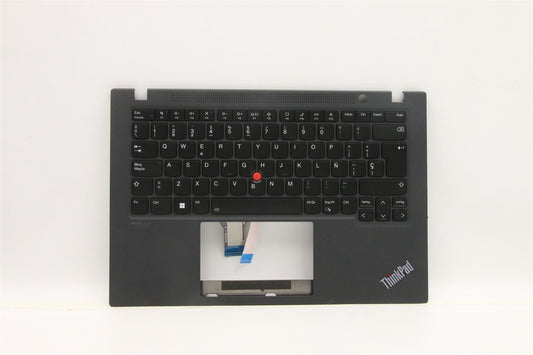 Lenovo ThinkPad T14s 2 Keyboard Palmrest Top Cover Spanish Black 5M11C85485