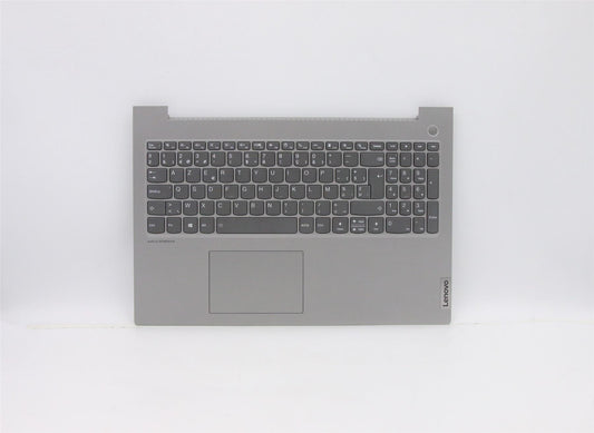 Lenovo ThinkBook 15p IMH Keyboard Palmrest Top Cover Belgian Grey 5CB1B07607