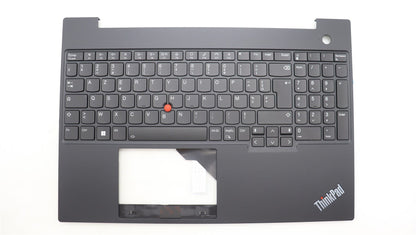 Lenovo ThinkPad E16 Gen 1 Keyboard Palmrest Top Cover French Black 5M11L65208