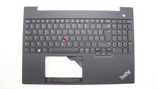 Lenovo ThinkPad E16 Gen 1 Keyboard Palmrest Top Cover French Black 5M11L65208