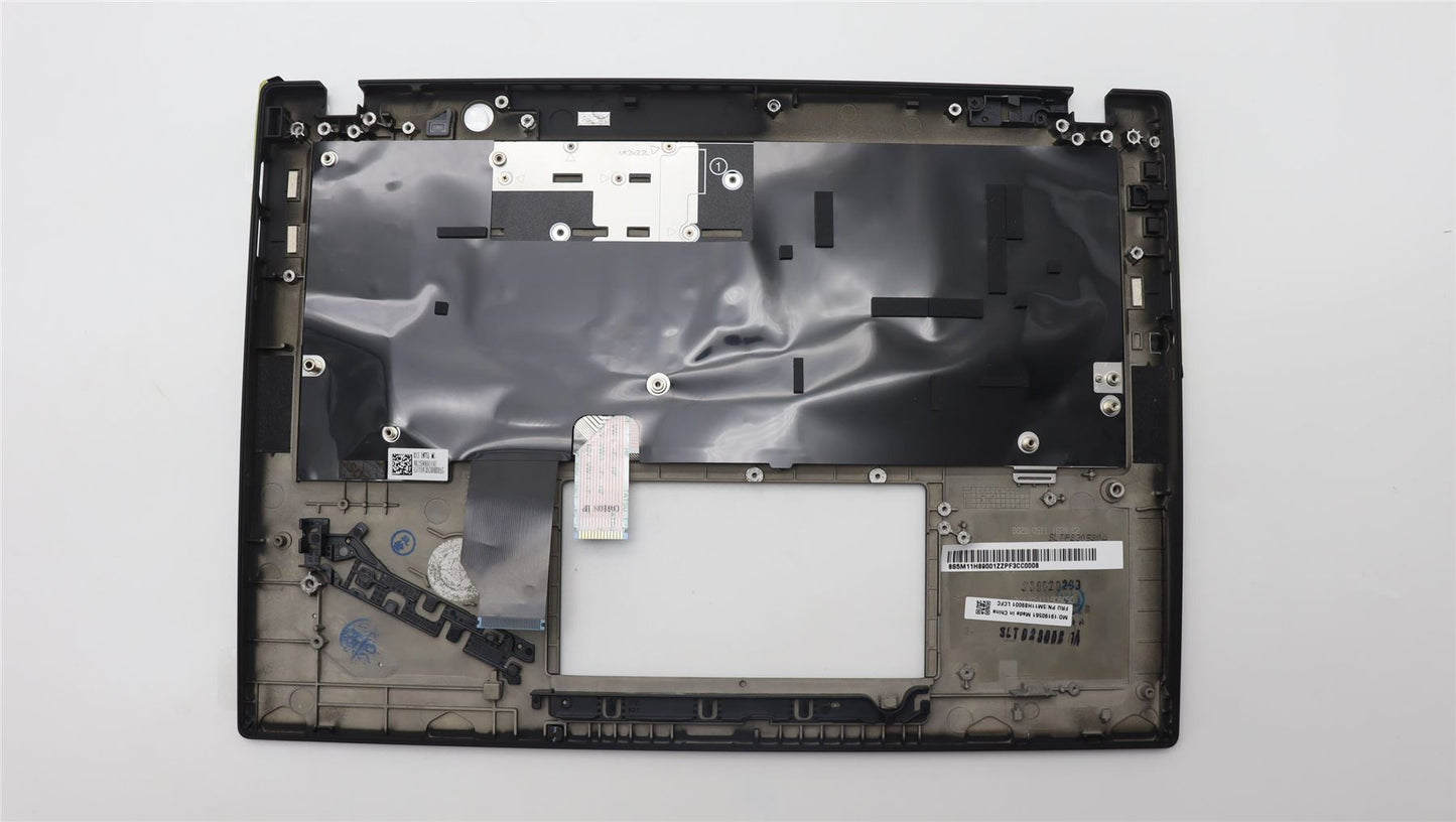 Lenovo ThinkPad X13 Gen 4 Keyboard Palmrest Top Cover Greek Black 5M11H89001
