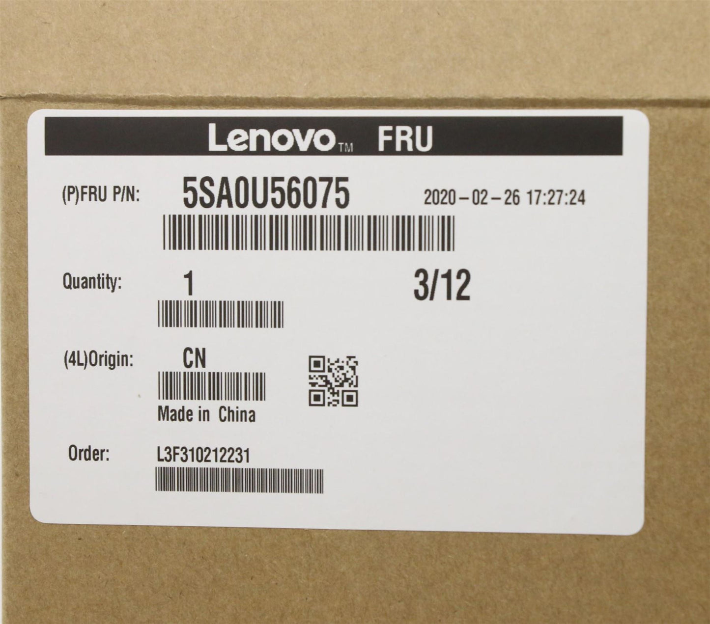 Lenovo ThinkCentre M75q-1 CPU Processor 3400GE 5SA0U56075