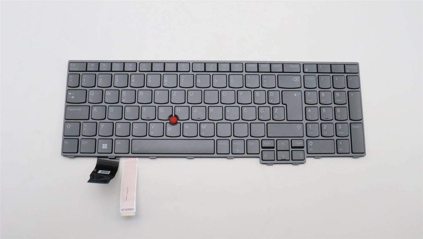 Lenovo ThinkPad P16s Gen 1 Keyboard Slovenian Grey Backlit 5N21D93896
