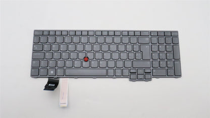 Lenovo ThinkPad P16s Gen 1 Keyboard Slovenian Grey Backlit 5N21D93896
