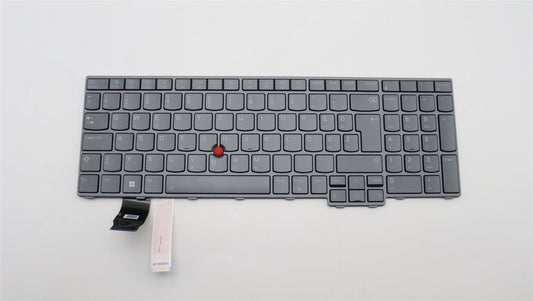 Lenovo ThinkPad P16s Gen 1 Keyboard Slovenian Grey Backlit 5N21D93896
