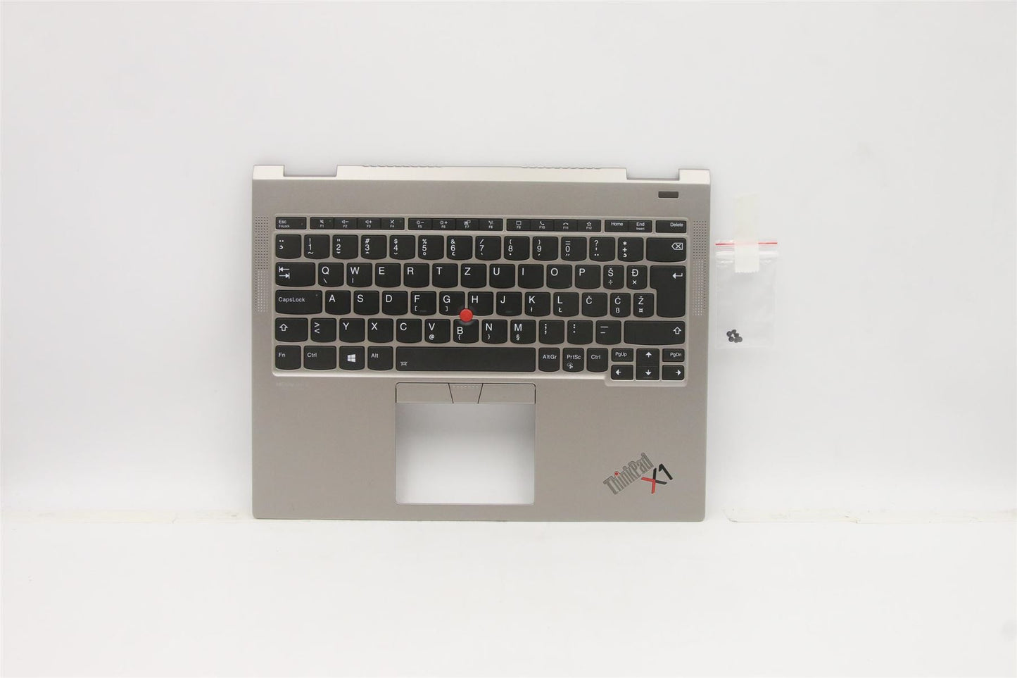 Lenovo ThinkPad X1 Keyboard Palmrest Top Cover Slovenian Titanium 5M11B59899