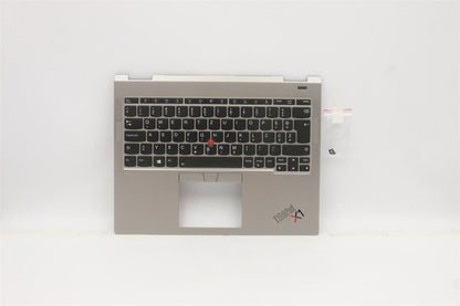 Lenovo ThinkPad X1 Keyboard Palmrest Top Cover Slovenian Titanium 5M11B59899