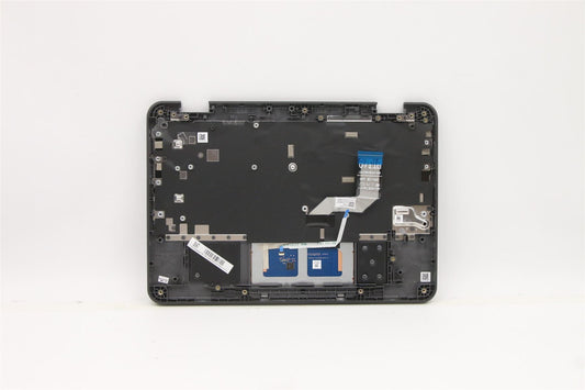 Lenovo Chromebook 100e 3 Keyboard Palmrest Top Cover Norwegian Black 5M11C94674