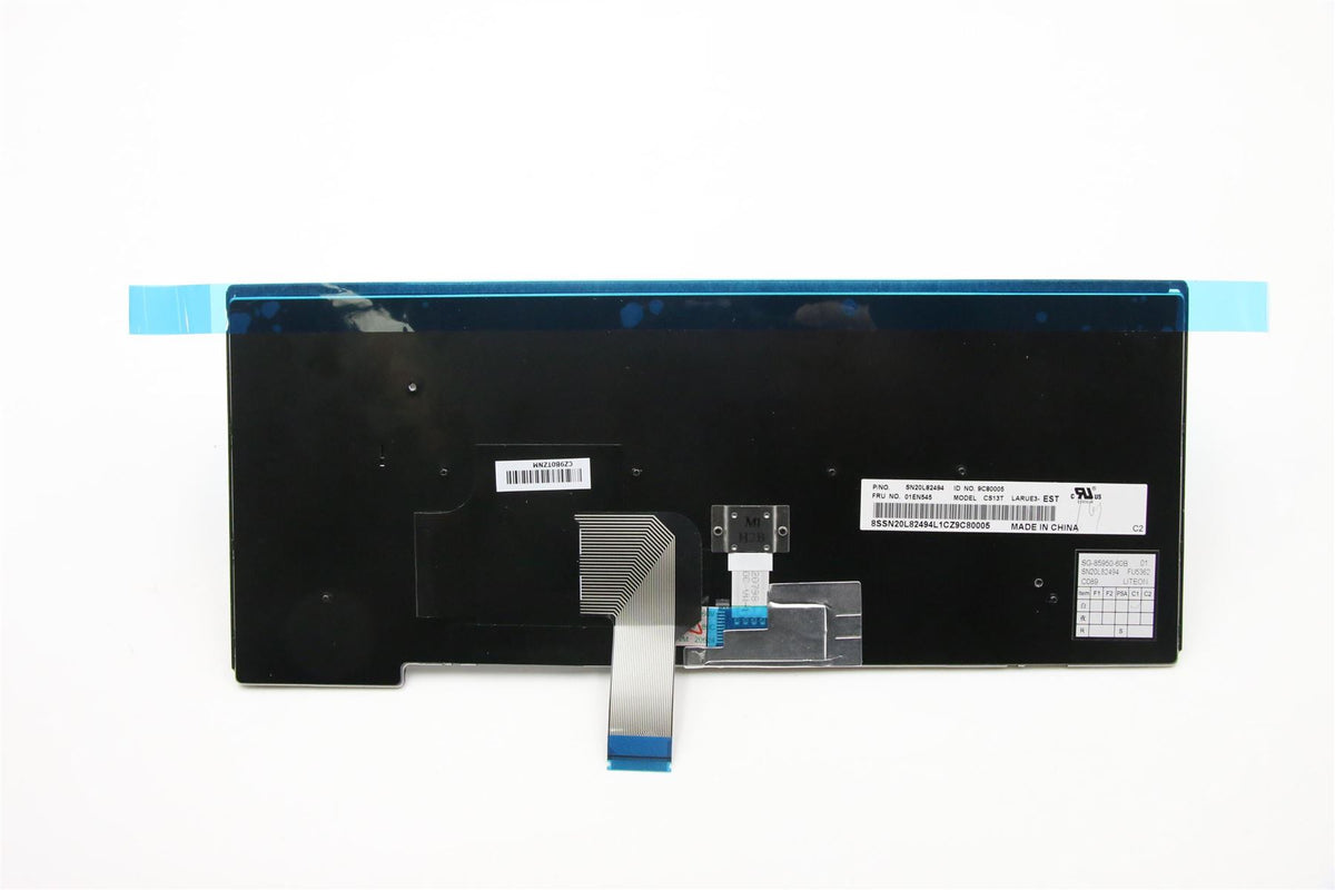 Genuine Lenovo ThinkPad L470 Keyboard Estonian Black 01EN505