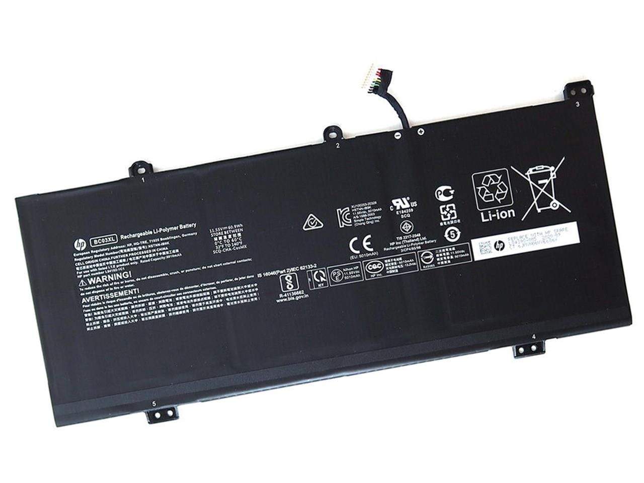 Genuine HP Chromebook 14C-CA Battery Power Supply 60Wh L84398-006