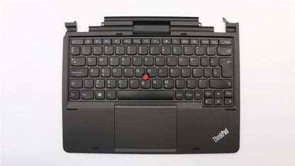 Lenovo ThinkPad Helix Palmrest Cover Touchpad Keyboard Netherlands Grey 04X0640
