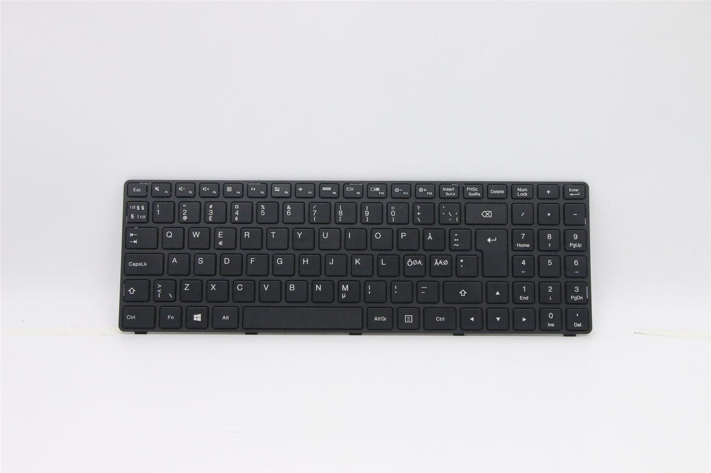 Lenovo 100-15IBD B50-50 Keyboard Nordic Black Backlit 5N20K25388