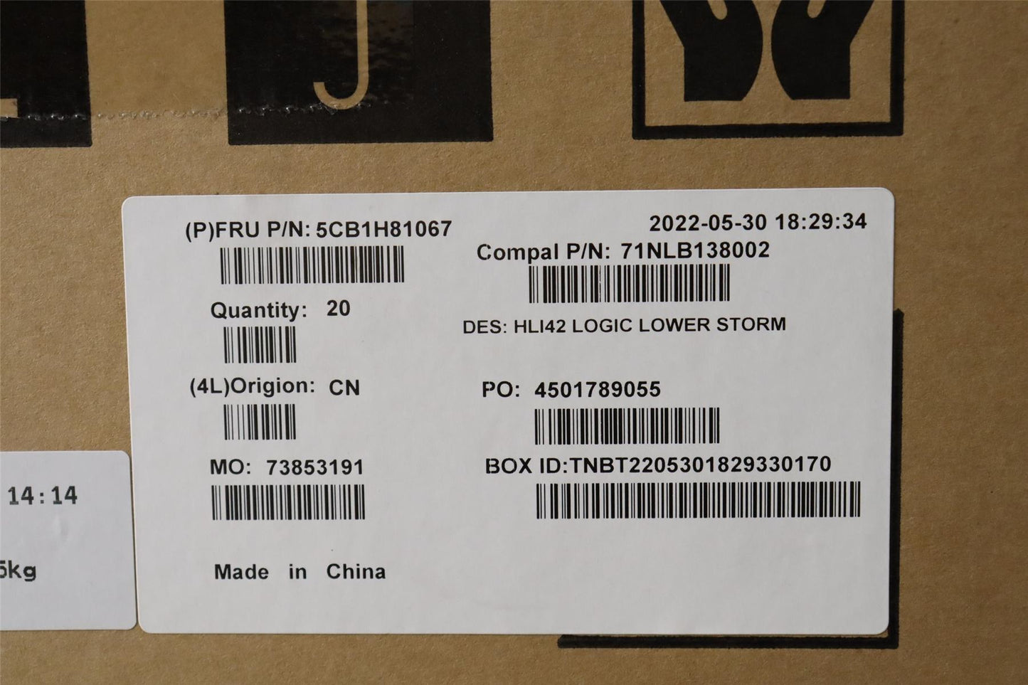 Lenovo Lower Case C 82SH Storm 5CB1H81067