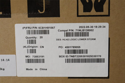 Lenovo Lower Case C 82SH Storm 5CB1H81067