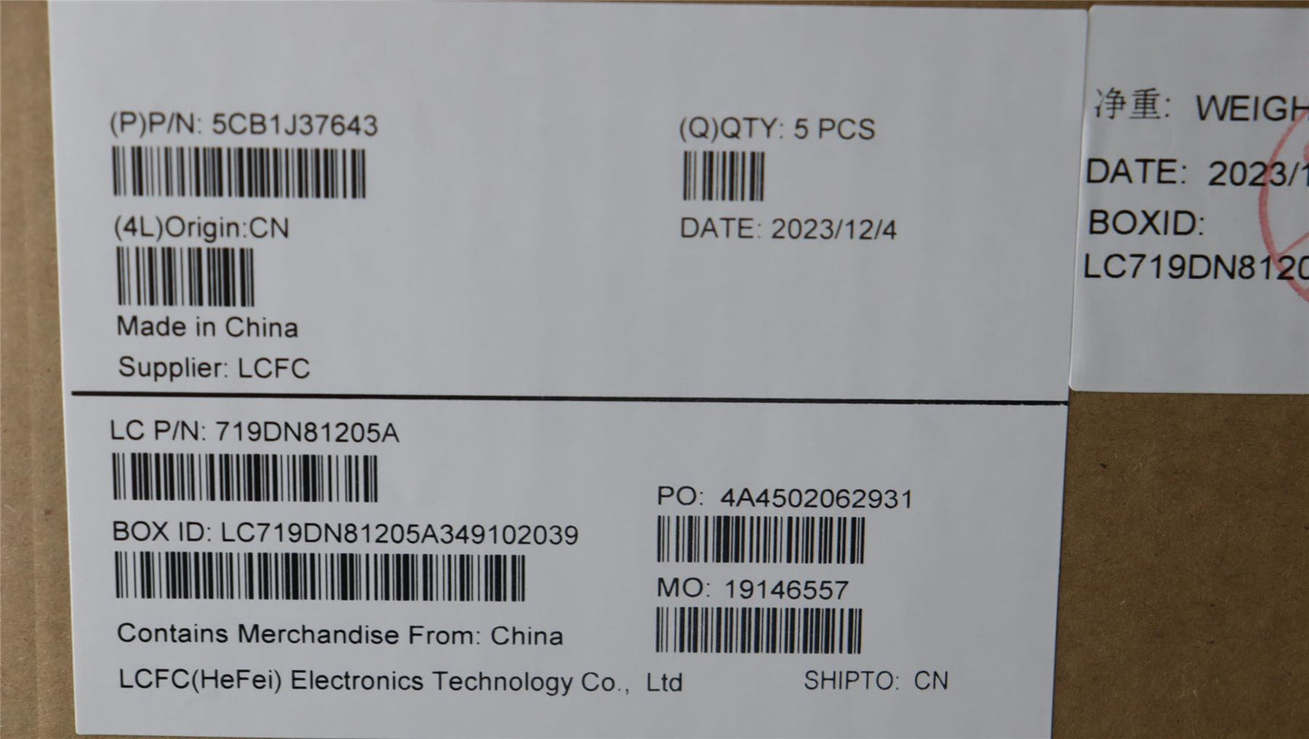Lenovo Upper Case ASM_GER L82V6 NFP_CG 5CB1J37643