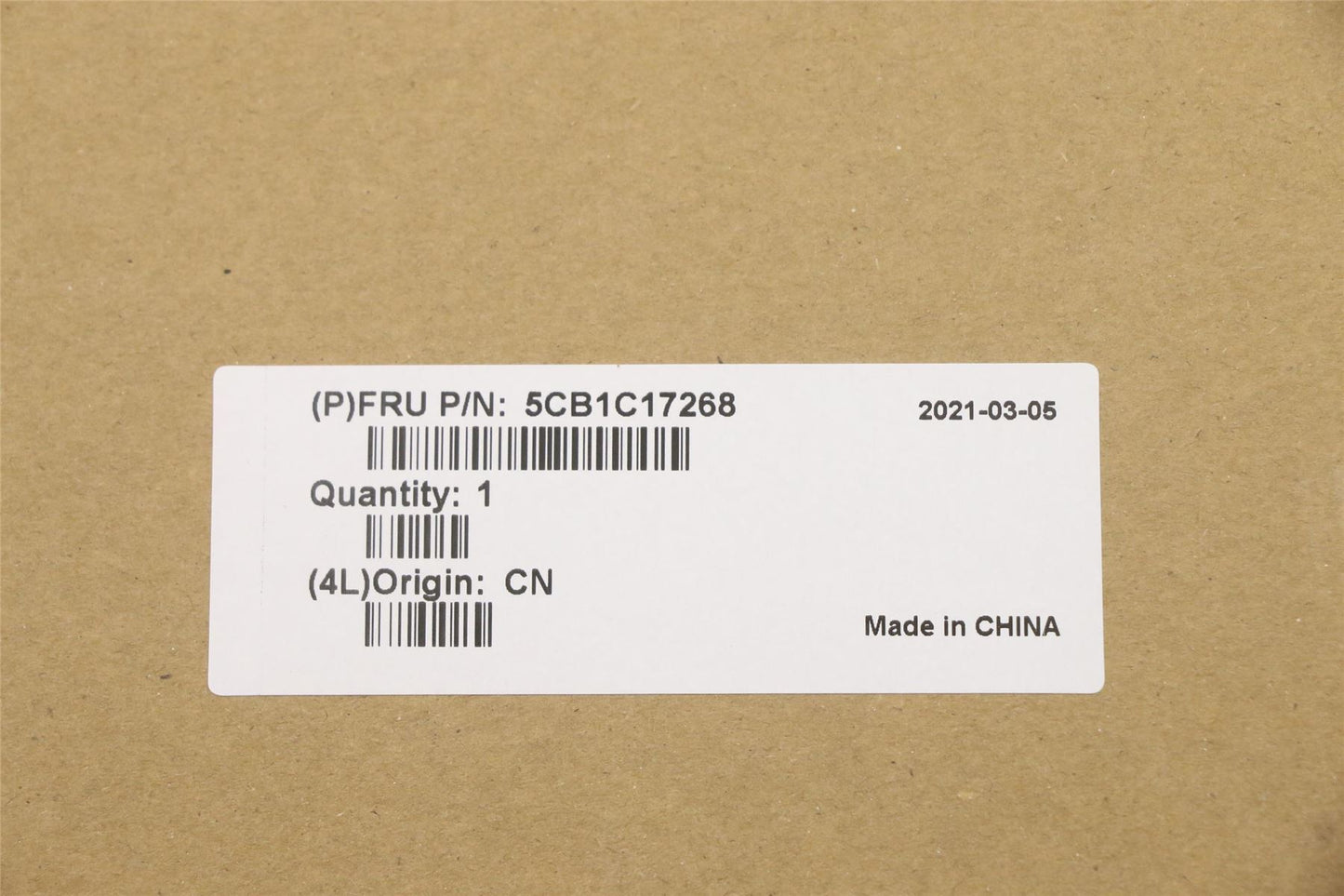 Lenovo Upper Case ASM_POR L81X8 NFPPGDIS 5CB1C17268