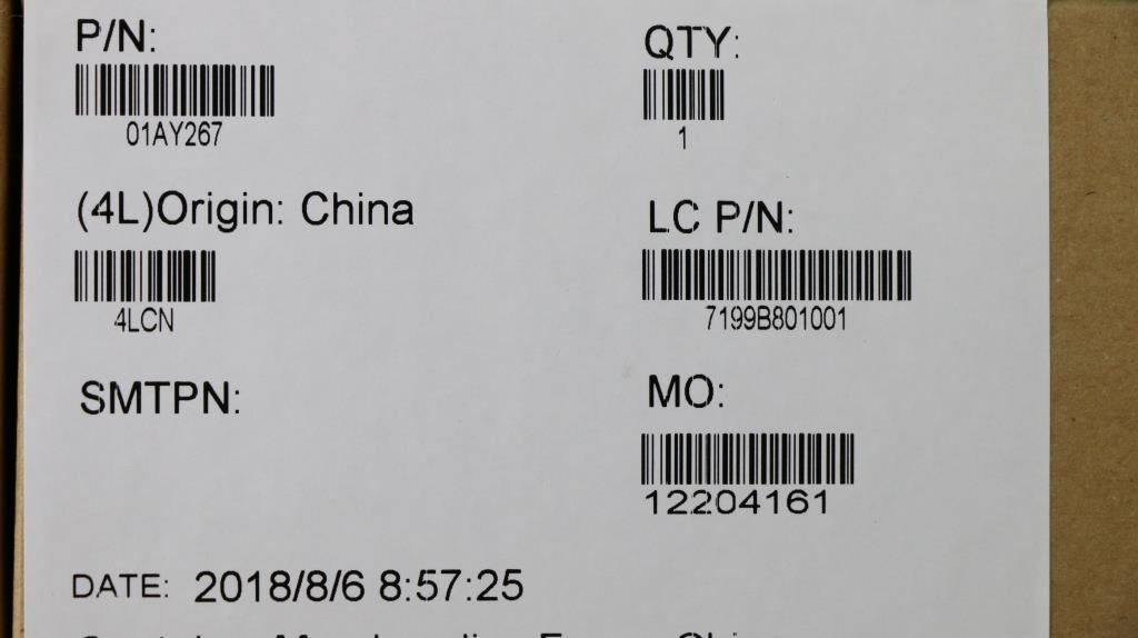 Lenovo 01AY267 System misc