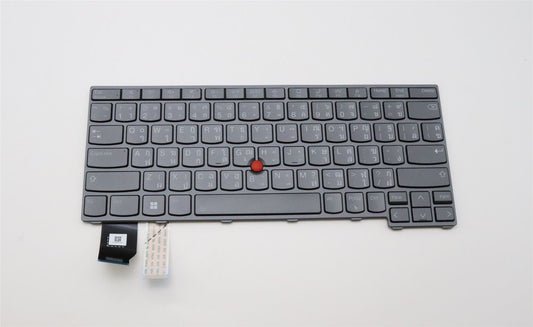 Lenovo ThinkPad L13 Gen 4 Keyboard Thai Grey Backlit 5N21H77304