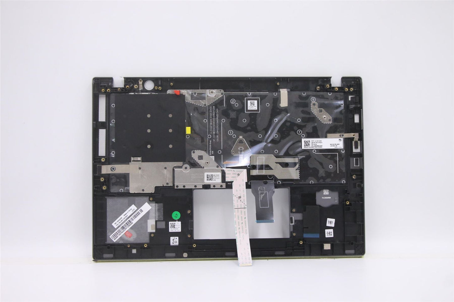 Lenovo ThinkPad T14s Gen 2 Keyboard Palmrest Top Cover Danish Grey 5M11A37824